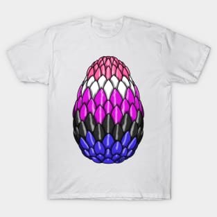 Gender Fluid Pride Dragon Egg T-Shirt